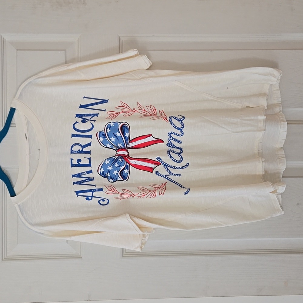 NWT Simply Southern American MAMA Oversized T-shirt - Picture 2 of 5